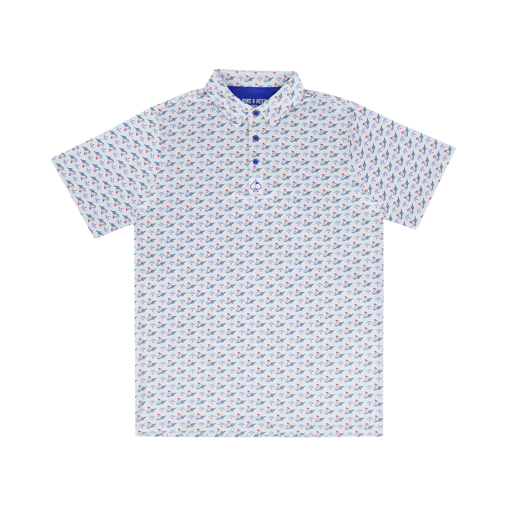 Michelob ULTRA Pins & Aces Polo - White
