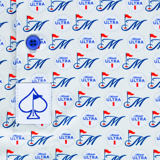 Michelob ULTRA Pins & Aces Polo - White