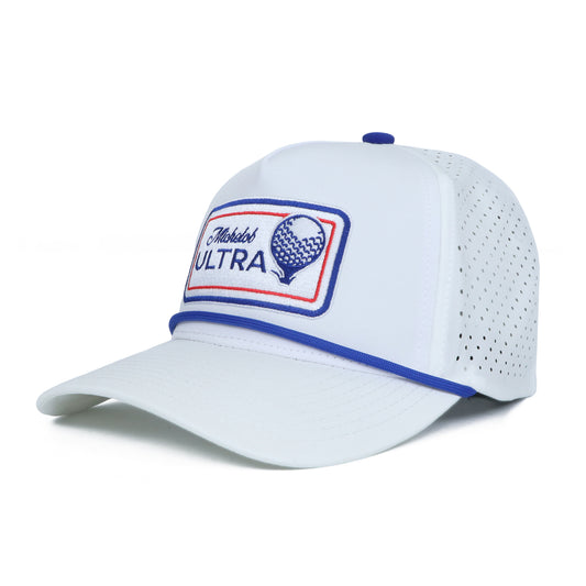 Michelob ULTRA Perforated Golf Hat - White