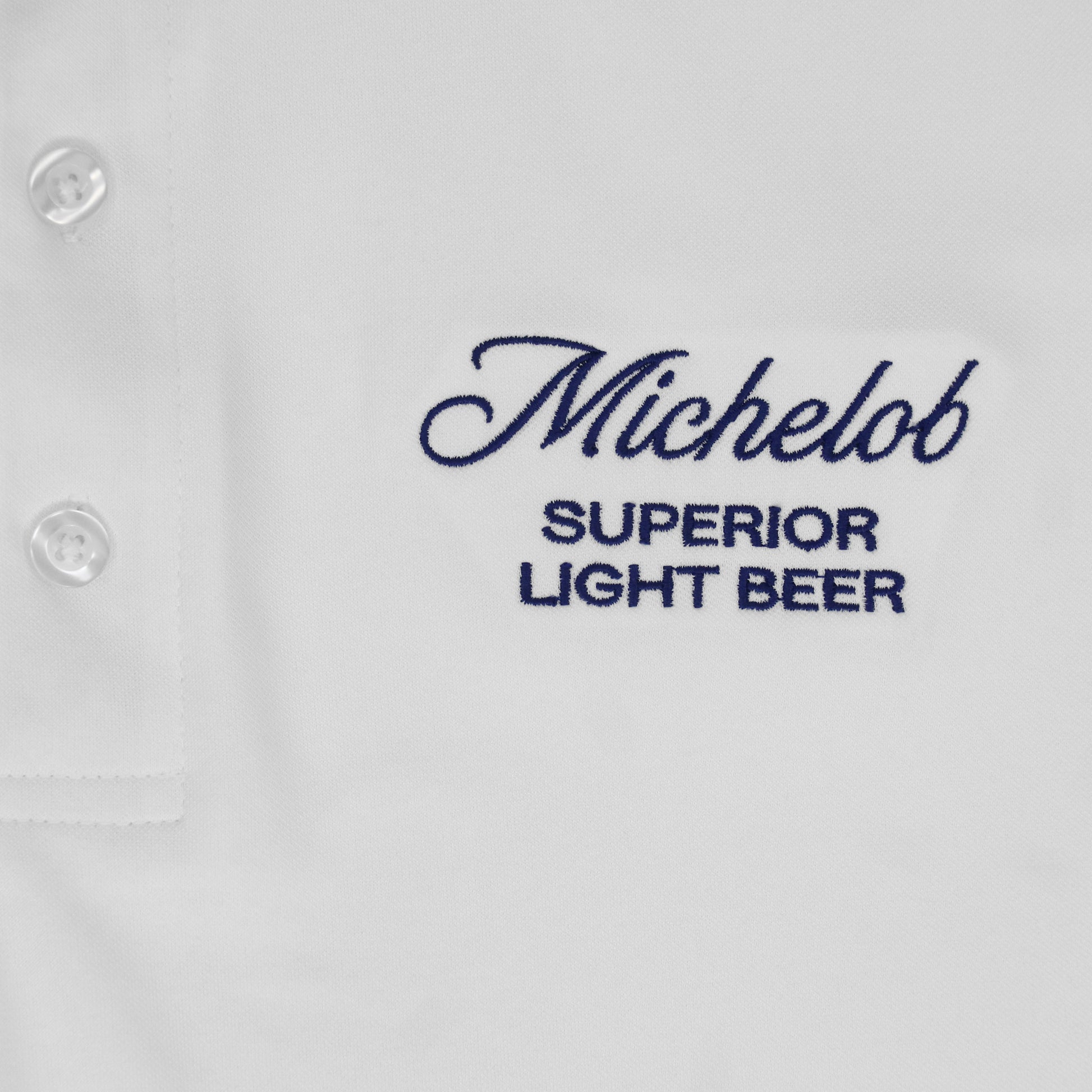 Michelob USA Performance White Polo