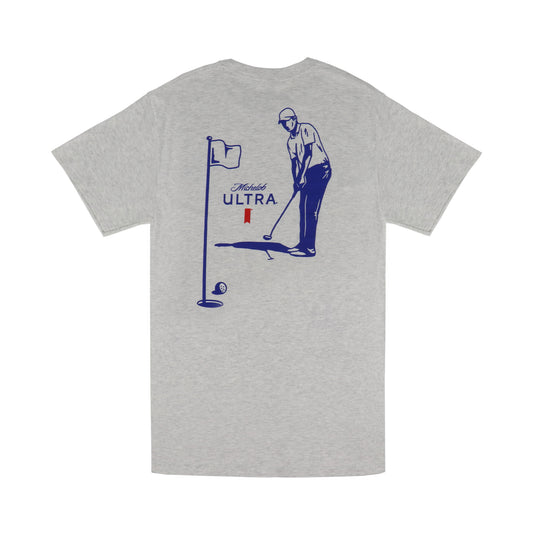 Michelob ULTRA Grey Golf Putting T-Shirt