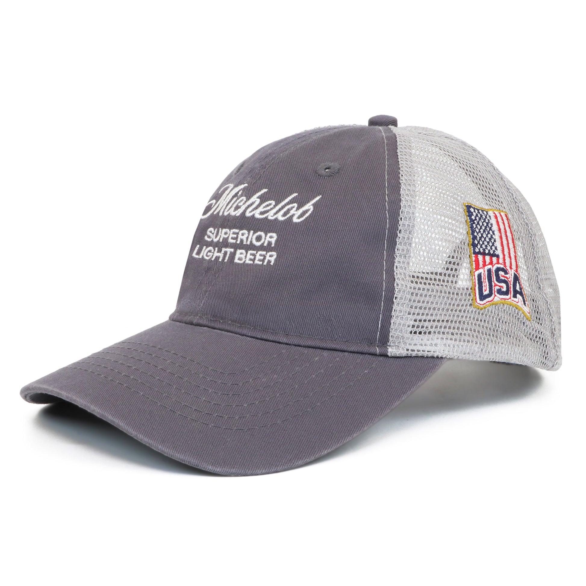 Michelob USA Grey Trucker Hat