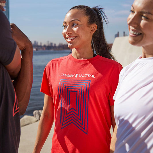 Michelob ULTRA x Brooks Distance Performance Shirt- Red