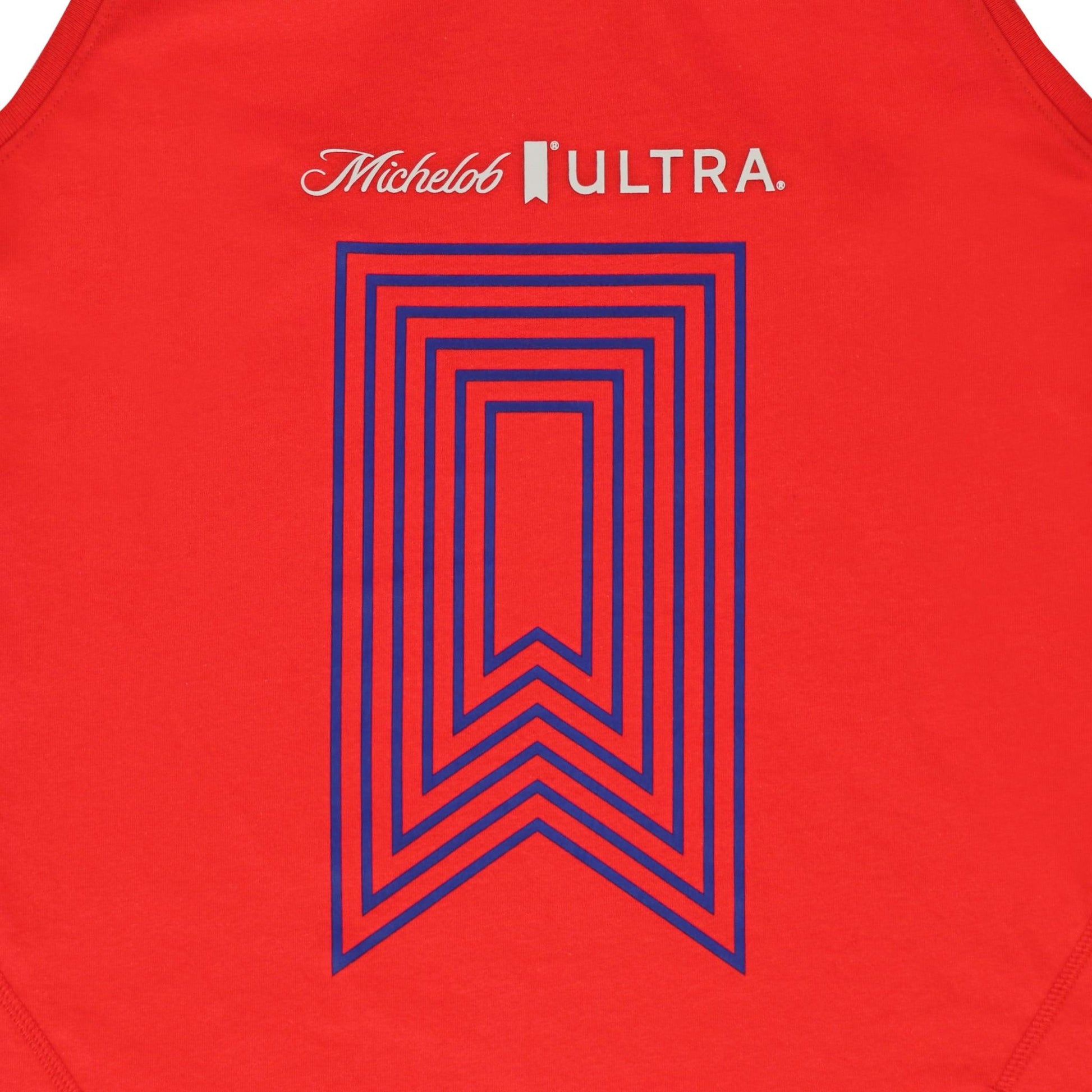 michelob-ultra-brooks-training-distance-tank-red-front-detail