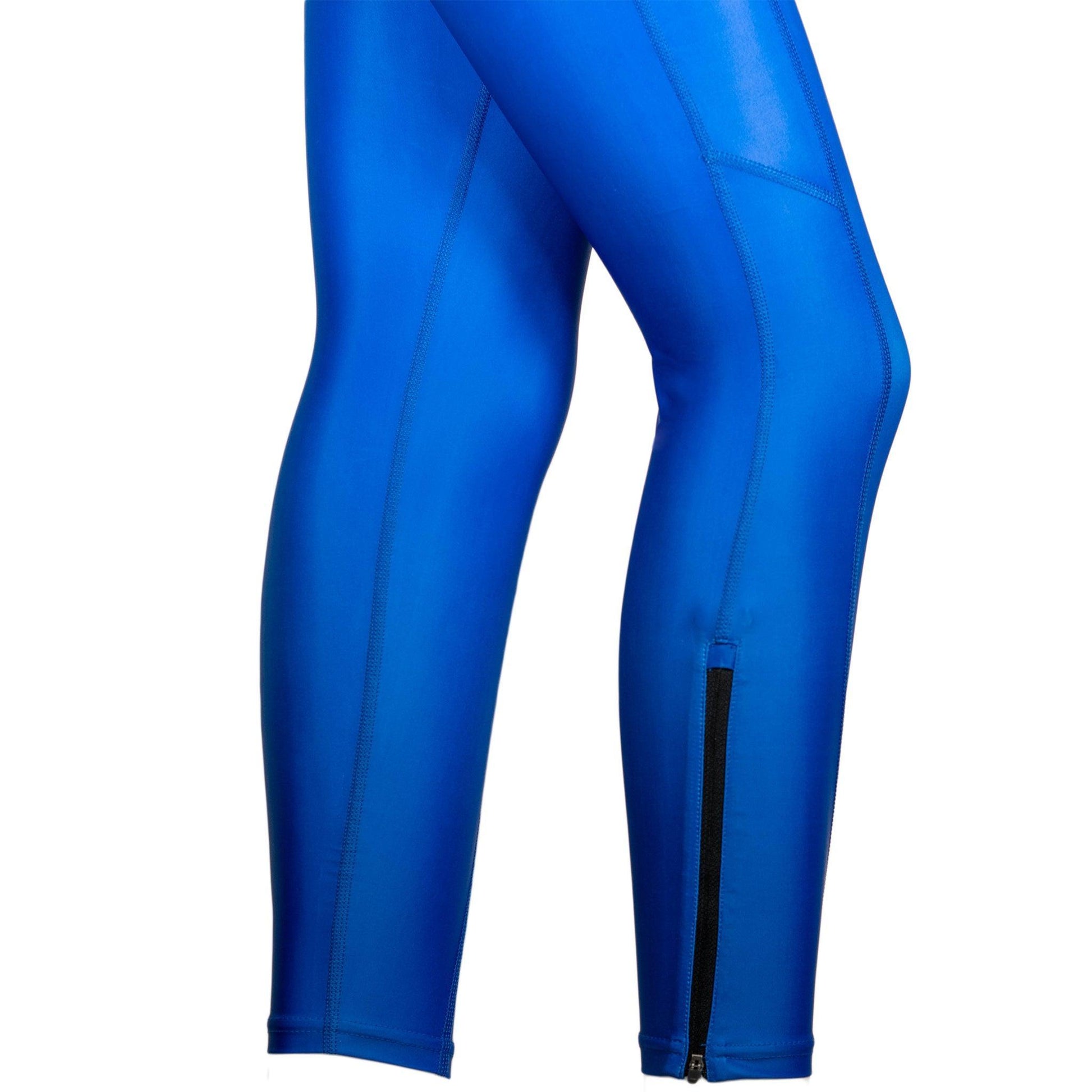 Michelob ULTRA X New Balance Marathon Leggings - Side Closeup View