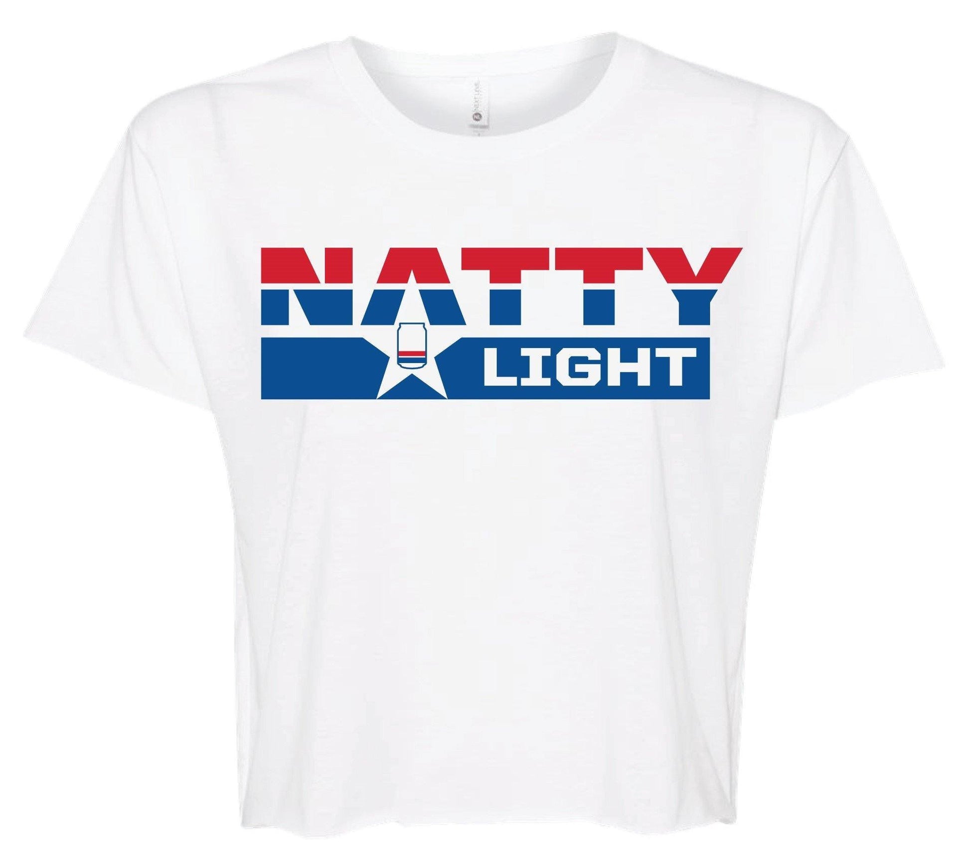 Natty Light Star Women's Crop T-Shirt