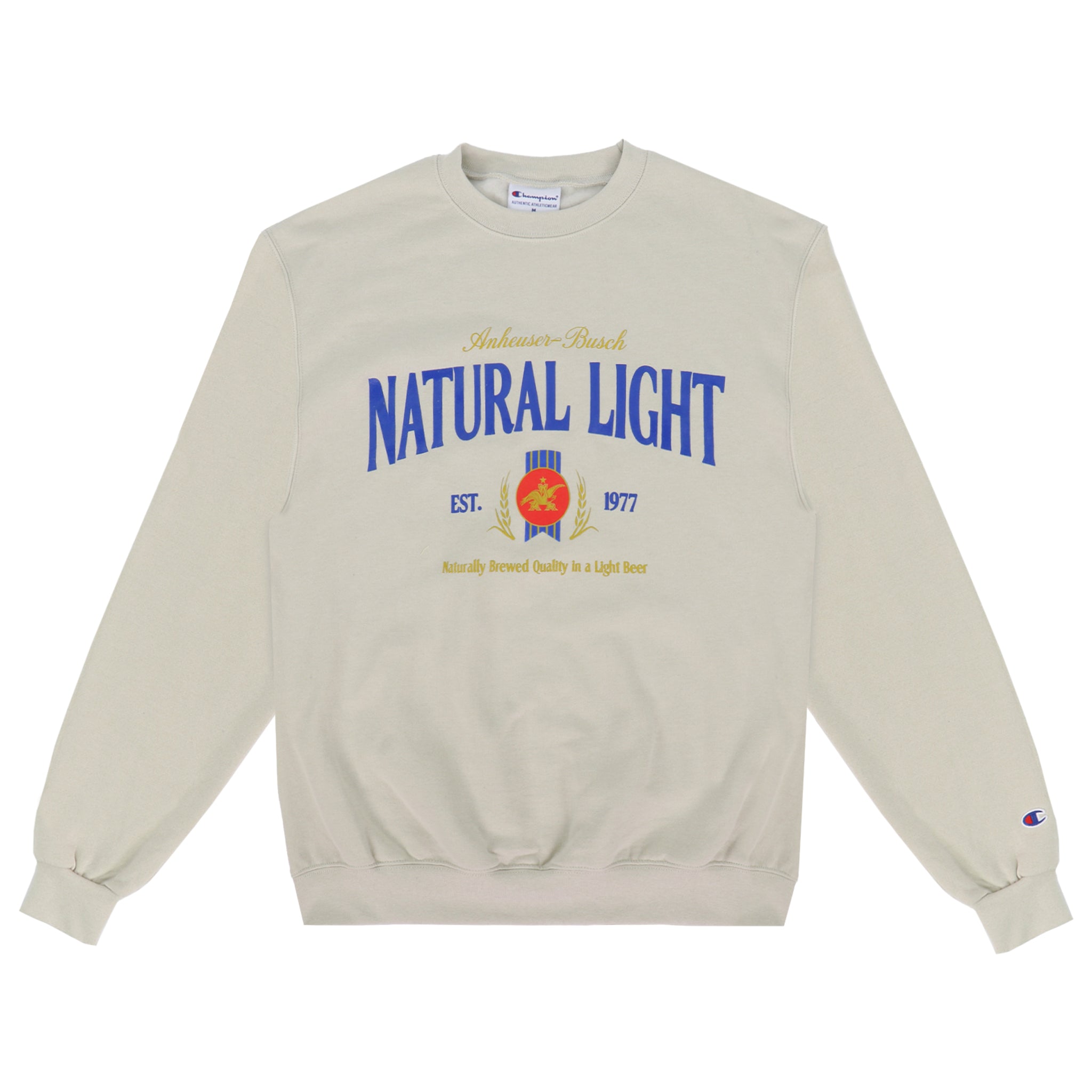 Natural Light Retro Coastal Crewneck - Main Image