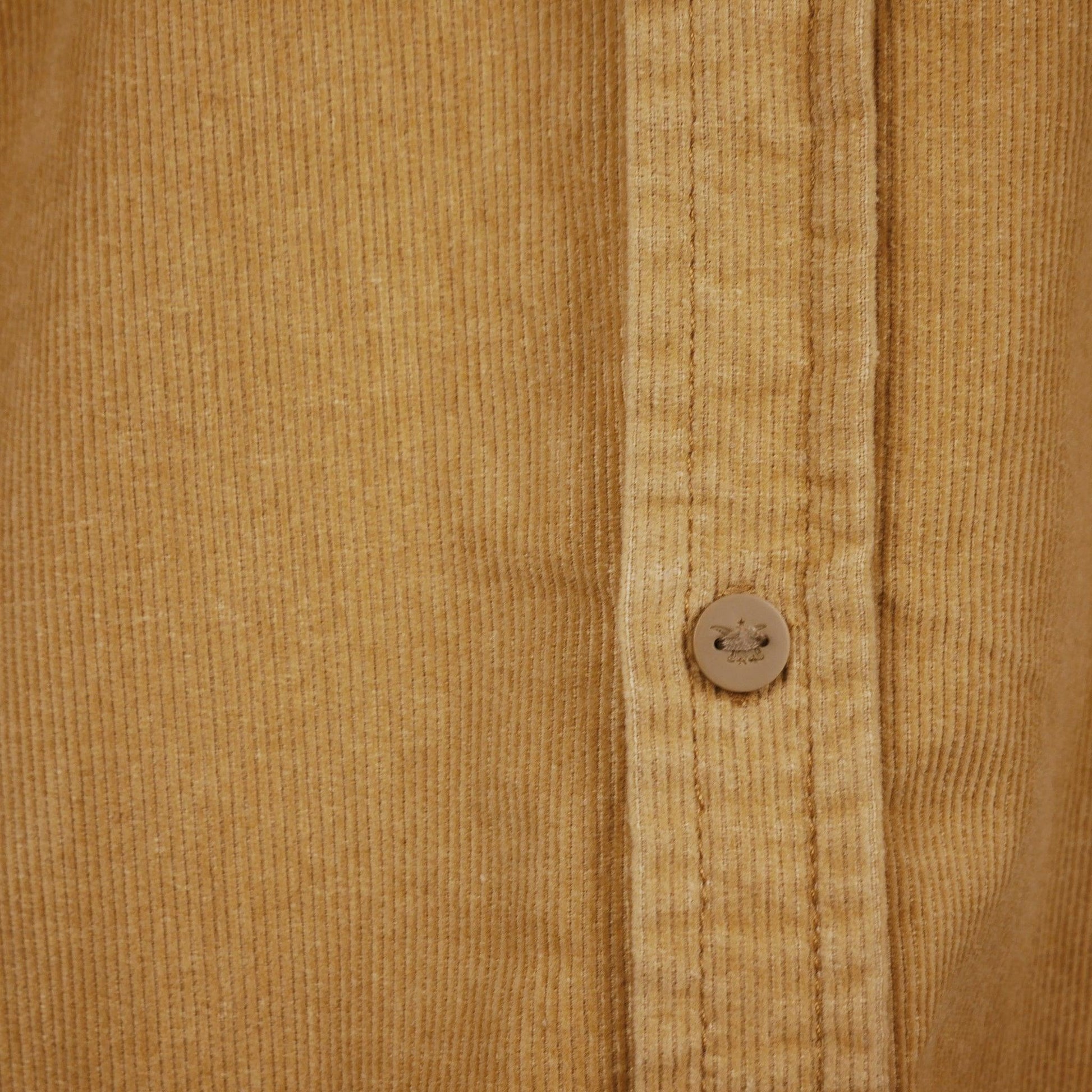Close up of button on shirt. Buttons feature image of A&Eagle