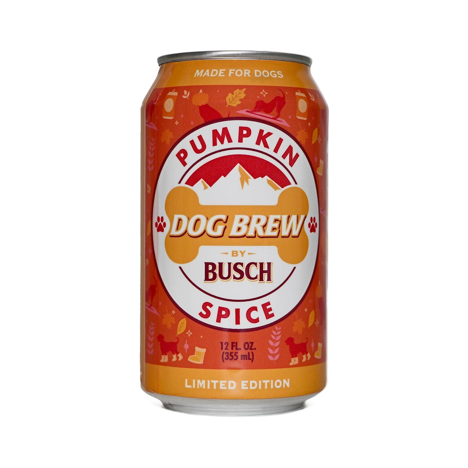 Pumpkin Spice Dog Brew By Busch - Single Can Front