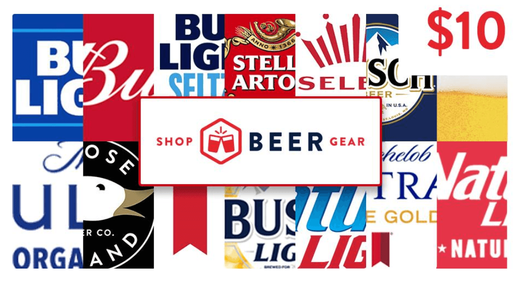 $10 Shop Beer Gear Beer Money Gift Card