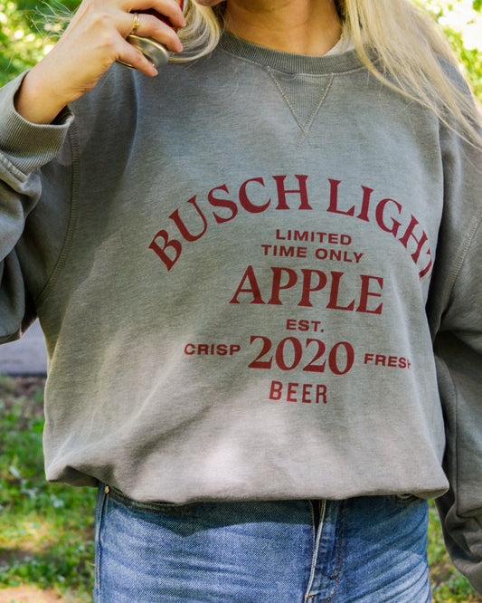 Busch Light Apple Est 20 Crew Sweatshirt