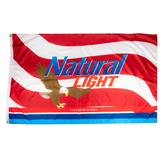 Natural Light "For the Gold" Flag