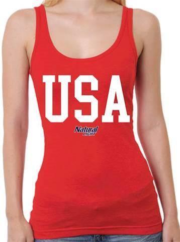 Natural Light Natty USA Women's Tank