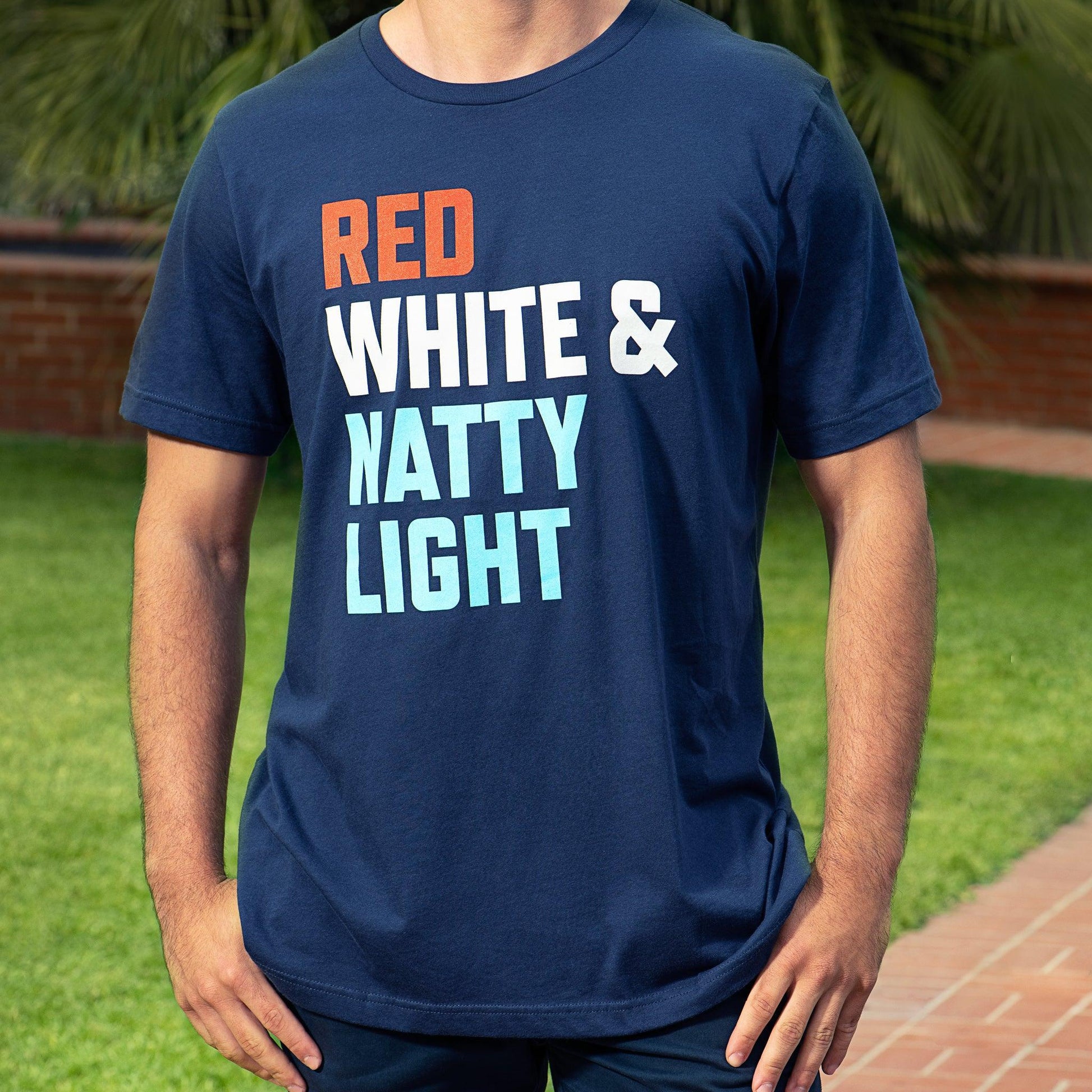 Natural Light Red White and Natty Light T-Shirt