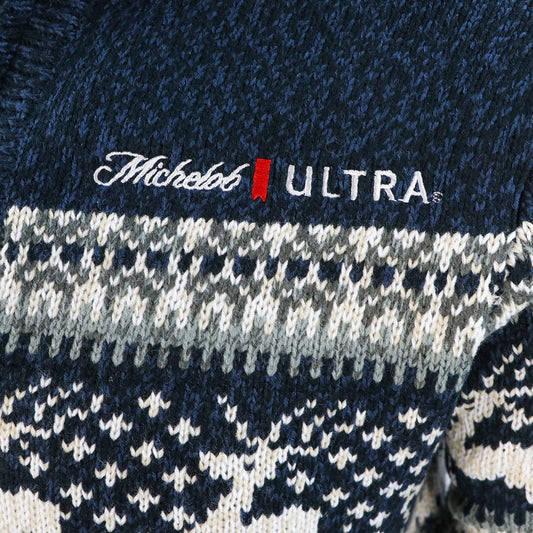 michelob ultra 1/4 zip sweater