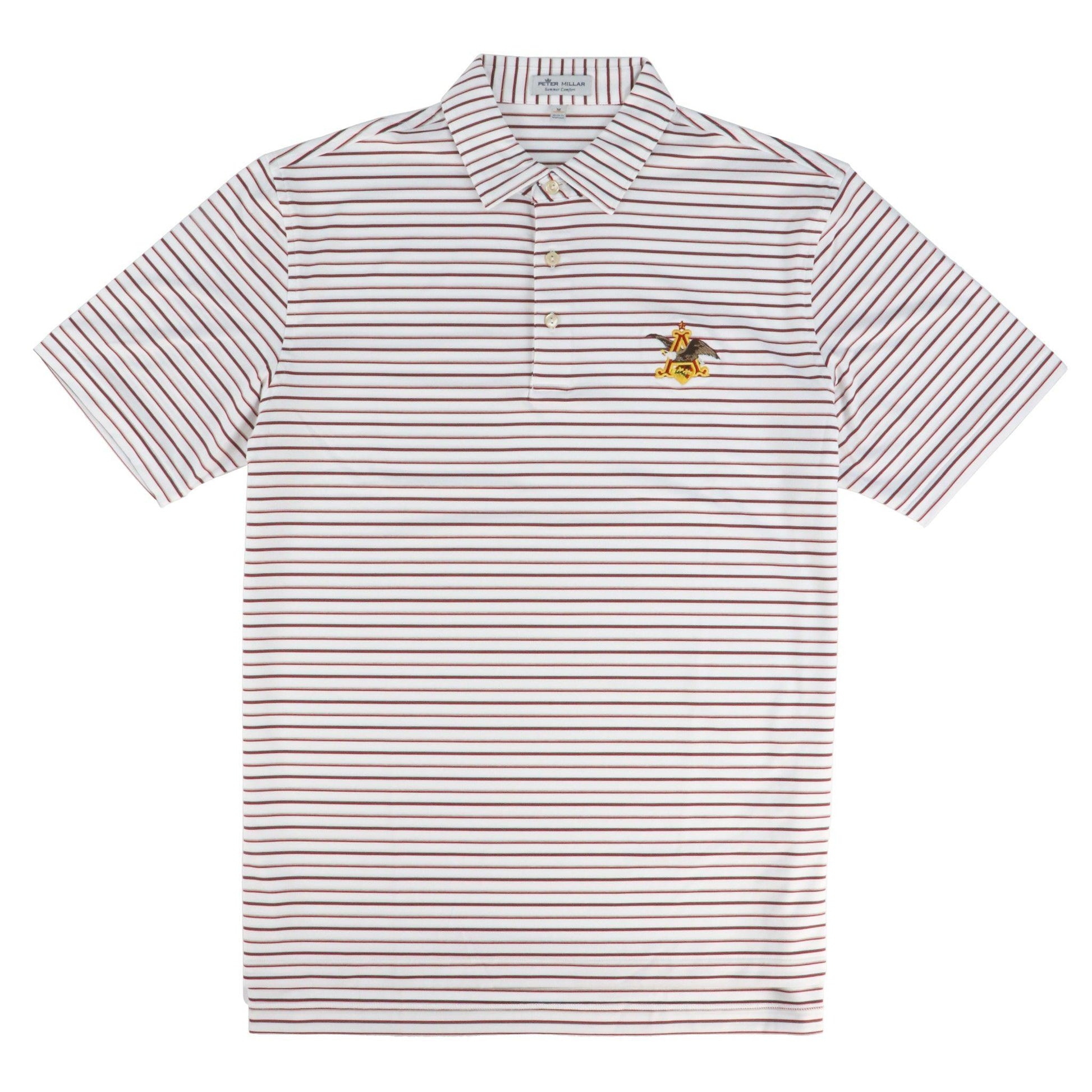 a and eagle peter millar wiggs stripe stretch jersey polo