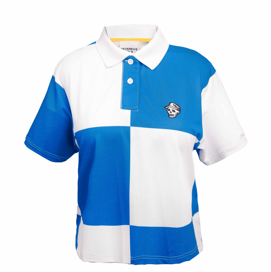 ULTRA Blue Check Women's Polo