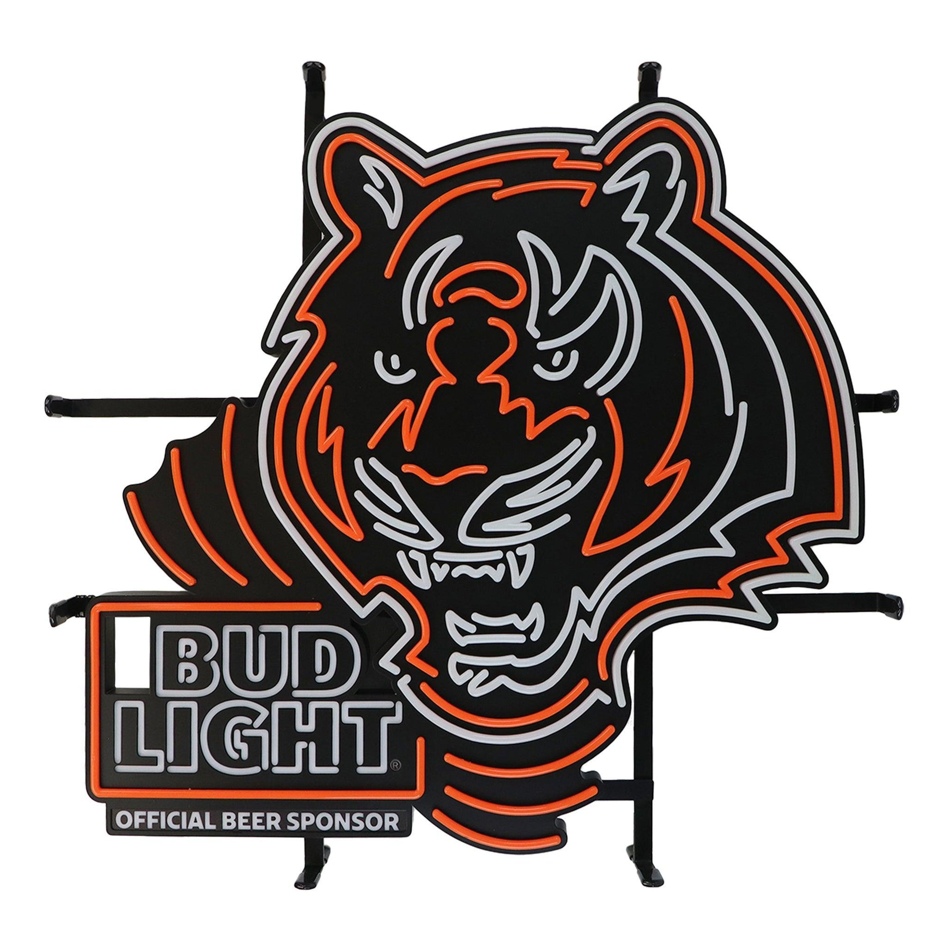 Bud Light Cincinnati Bengals NFT LED Sign - White Unlit