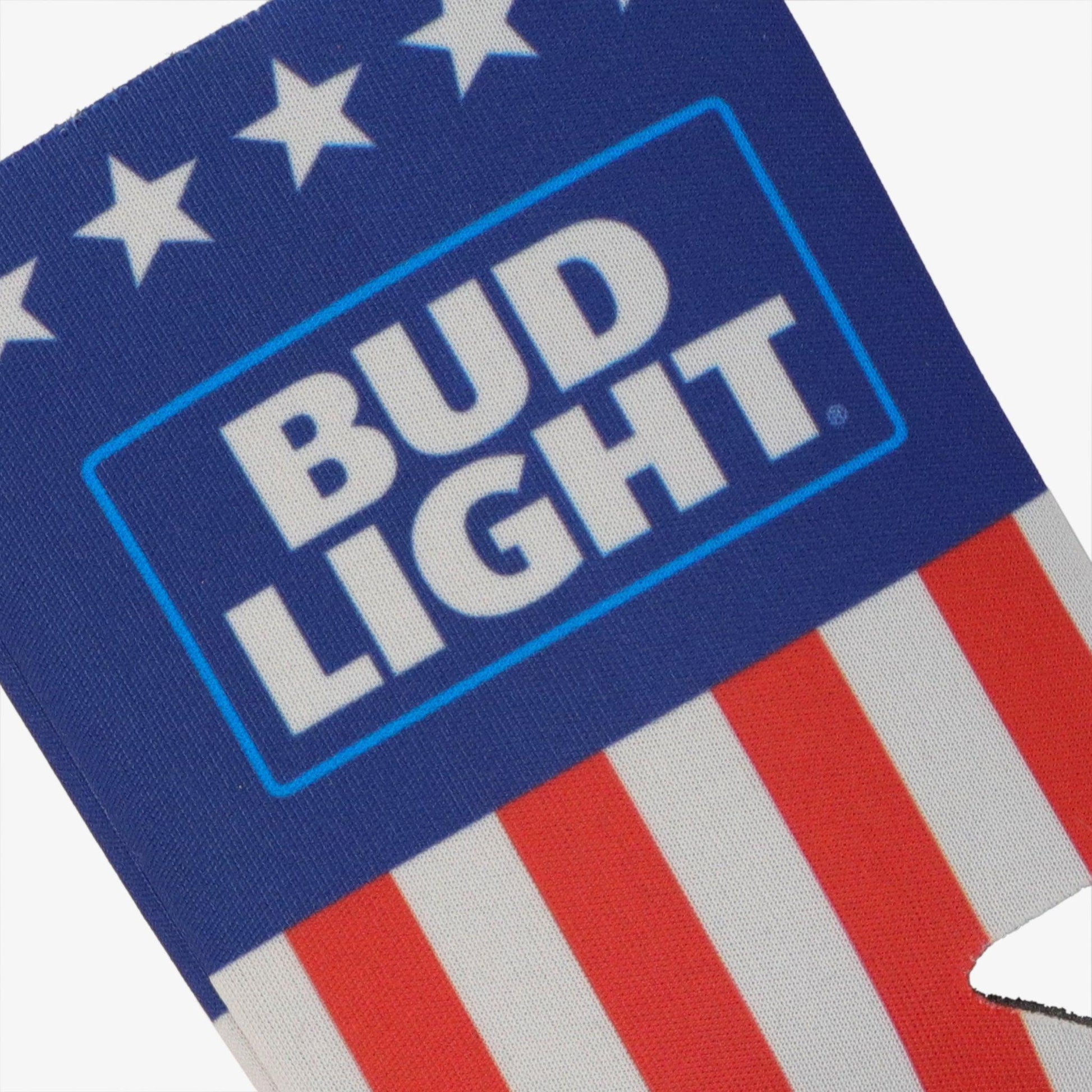 Bud Light Stars & Stripes Coolie - Logo Closeup