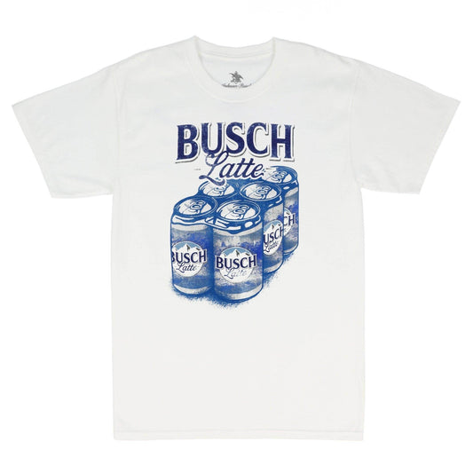 busch latte 6pk t shirt