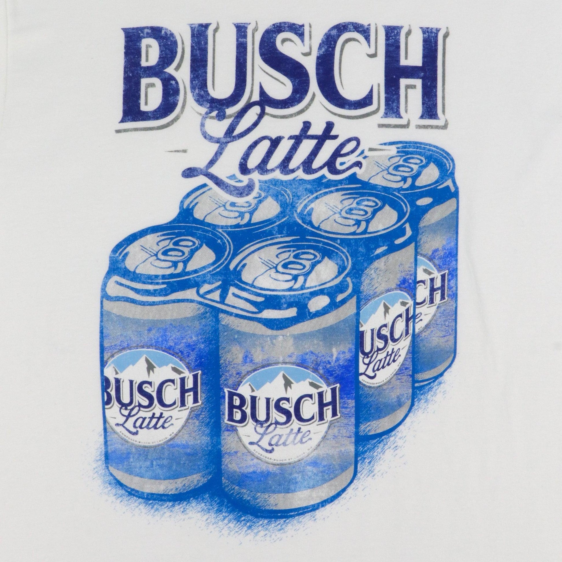 busch latte 6pk t shirt