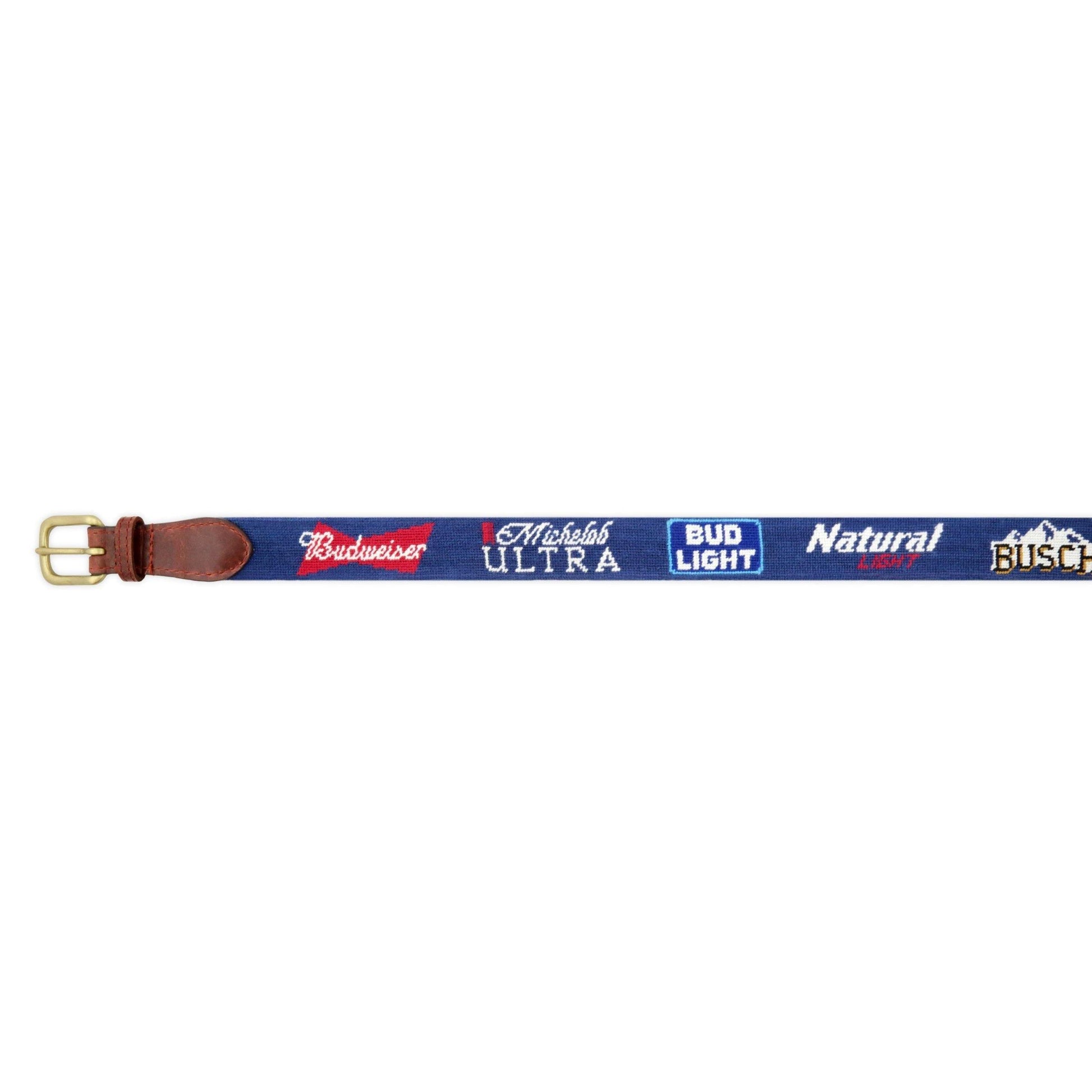 multi logo smathers and branson needlepoint belt